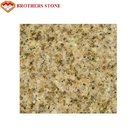 La pierre naturelle a flambé la résistance forte de tache de granit à sable jaune de la pierre G682 de granit