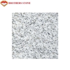 La pierre blanche de granit de sésame fait sur commande de taille couvre de tuiles 0,28% absorptions d'eau