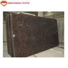 Le granit bronzage Ston de l'Inde Brown de nature poli par bien couvre de tuiles la taille standard ou adaptée aux besoins du client