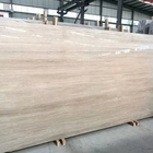 Épaisseur de marbre en bois blanche de la dalle 15-30mm de taille standard pour d'intérieur