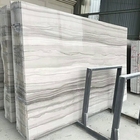Marbre en bois gris de luxe de grain de petit prix de 2018 ventes en gros