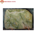 Épaisseur verte de la dalle 15-18mm de pierre de marbre d'onyx pour la décoration à la maison
