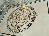 Modèles de plancher de médaillon de mosaïque de couleur mélangée pour l'hôtel/résidentiel ronds