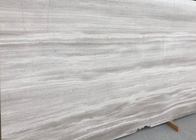 Tuile de marbre grise décorative d'Athéna, marbre en bois de regard de salle de bains coupé à la taille