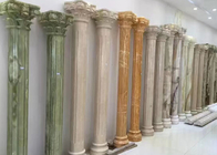 Colonnes en pierre naturelles de piédestaux décoratifs, colonnes de marbre multicolores