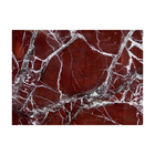 Le marbre rouge pourpre bon marché en gros de la Chine Rosso Lepanto avec le blanc veine le prix naturel en pierre de partie supérieure du comptoir de la Turquie de tuiles de dalle