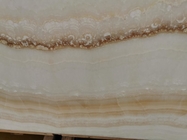 Panneau rétro-éclairé blanc en bois de 16mm Jade Onyx Slab For Wall