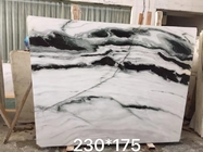 3cm épais exotiques aiguisés 30x120cm Panda White Marble Tile