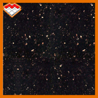 Le granit noir de l'or 60*60*Cm de galaxie couvre de tuiles des dalles pour le plancher de mur