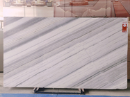 Dalle en pierre de marbre blanche de glacier avec l'épaisseur de Grey Veins 15mm
