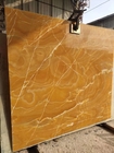 Pochette d'allumettes antique translucide Siena Stone orange de Honey Onyx Slab Amber Marble
