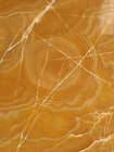 Pochette d'allumettes antique translucide Siena Stone orange de Honey Onyx Slab Amber Marble