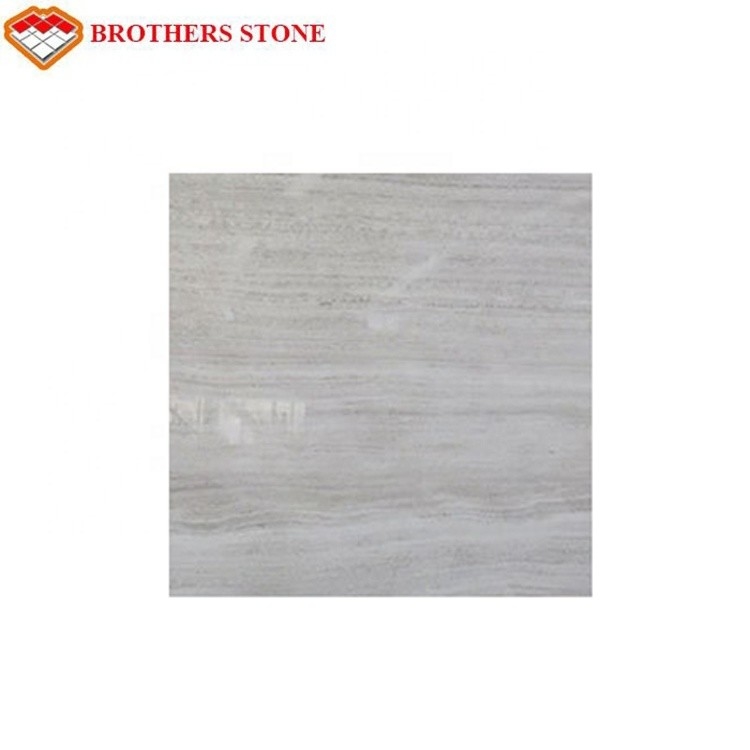 Style moderne de marbre en bois blanc naturel de veine avec l'épaisseur de 15-30mm