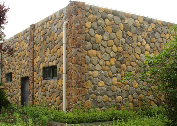 Panneau en pierre cultivé artificiel intérieur extérieur avec la surface de fente finie
