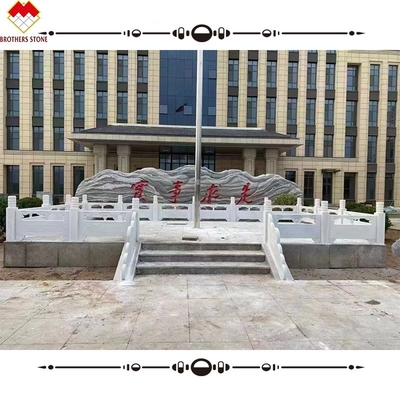 Conditions de livraison FOB/CNF Manche de marbre blanc balcon balustrade de garde-corps pour la villa