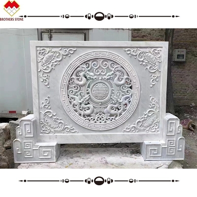Manche d'escalier en marbre blanc en onyx personnalisée pour baluster décoratif de villa et de maison