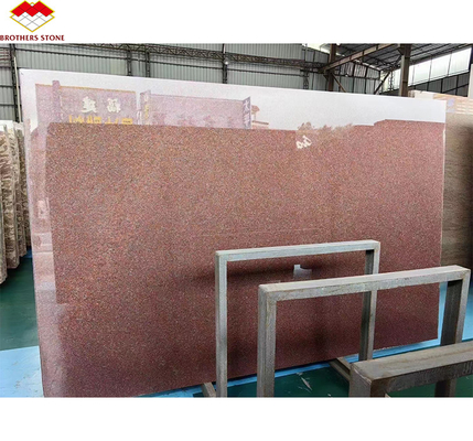 Plaques de granit rouge de l'Inde moderne pour les murs extérieurs intérieurs, les pierres et les cadres de portes