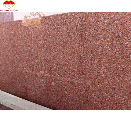 Plaques de granit rouge de l'Inde moderne pour les murs extérieurs intérieurs, les pierres et les cadres de portes