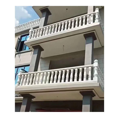 Baluster en pierre de marbre de granit blanc pour les garde-corps sur mesure Conditions de livraison FOB/CNF