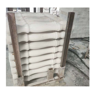 Baluster en pierre de marbre de granit blanc pour les garde-corps sur mesure Conditions de livraison FOB/CNF