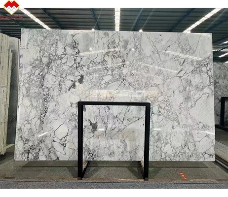 Les frères pierre moderne Calacatta Borghini marbre blanc quartzite dalle pour le sol de la villa