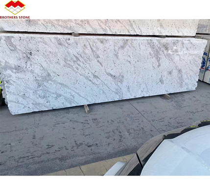Plaque polissée de granit blanc d' Andromède de première qualité pour projets résidentiels