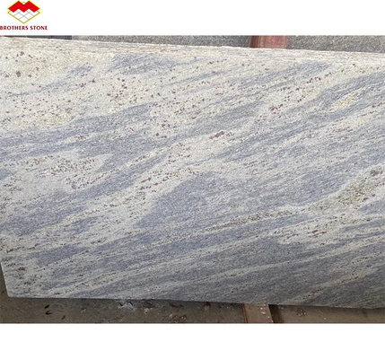 Plaque de granit de texture blanche taillée sur mesure exportée d'Inde pour la conception de villas et d'hôtels