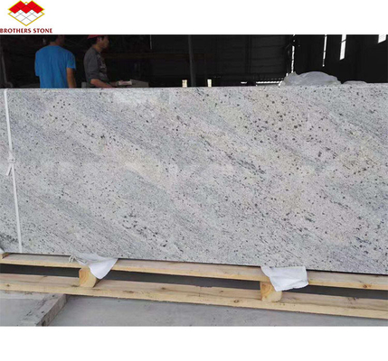 Plaque de granit de texture blanche taillée sur mesure exportée d'Inde pour la conception de villas et d'hôtels