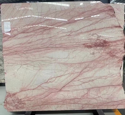 Marbre rose fumé naturel pour les carreaux de sol de luxe