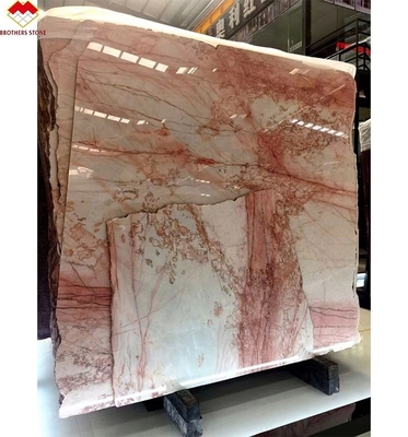 Marbre rose fumé naturel pour les carreaux de sol de luxe