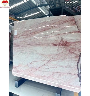 Marbre rose fumé naturel pour les carreaux de sol de luxe