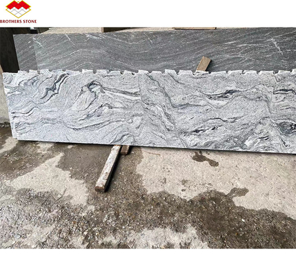 Plaques de granit blanc viscon bas par pied carré pour revêtement de mur extérieur de villa moderne