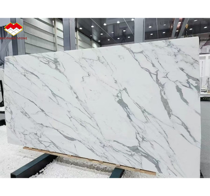 Design moderne Italie Blanc Calacatta Marbre de la dalle pour le comptoir de cuisine et le panneau murale