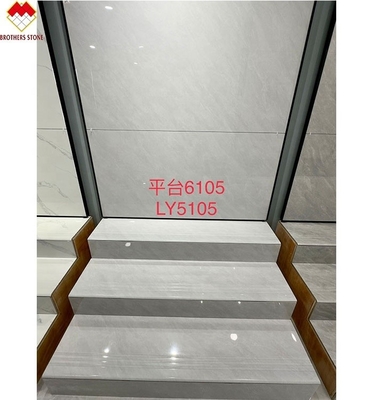 Carreaux de plancher à pas vitré antidérapant en marbre moderne pour mur extérieur personnalisé