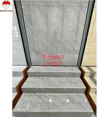 Carreaux de plancher à pas vitré antidérapant en marbre moderne pour mur extérieur personnalisé