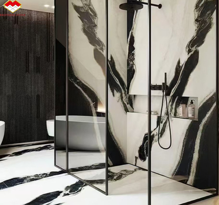 Design moderne style Panda marbre blanc élever votre mur d'hôtel plancher et escaliers carreaux