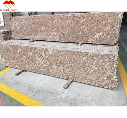 Giallo Gold Granite Californie Couleur dorée pour revêtement de mur extérieur et le guidon