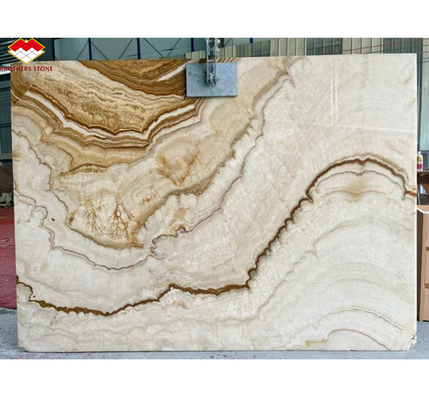Décoration de baignoire en onyx marbre or veine en bois jaune or grain pour les maisons modernes