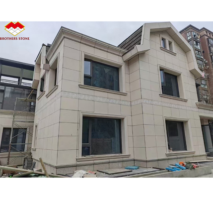 Matériau de granit moderne chinois flambé Muretto pierre pour le revêtement de mur de la construction de villas