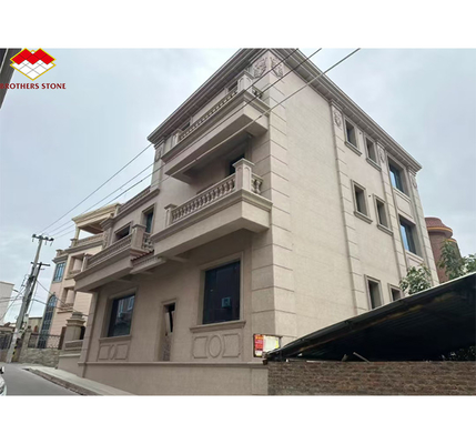 Matériau de granit moderne chinois flambé Muretto pierre pour le revêtement de mur de la construction de villas