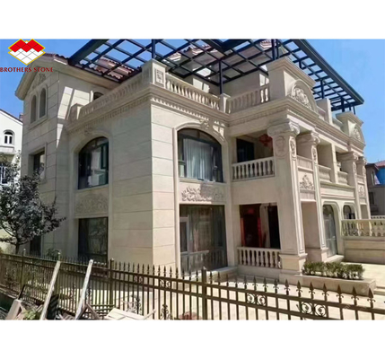 Matériau de granit moderne chinois flambé Muretto pierre pour le revêtement de mur de la construction de villas