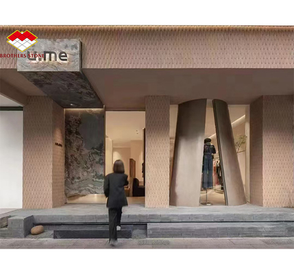 Ajoutez une touche de sophistication à la conception de votre hôtel avec des carreaux de pierre d'argile souple rétroéclairés