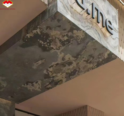 Ajoutez une touche de sophistication à la conception de votre hôtel avec des carreaux de pierre d'argile souple rétroéclairés