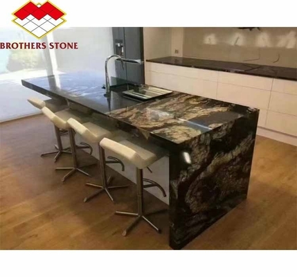 Pierre naturelle polissée or cosmique granit pour table basse et bureaux