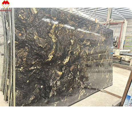 Vénus d'or noir de luxe personnalisé en pierre de quartzite pour cuisine et salle de bain