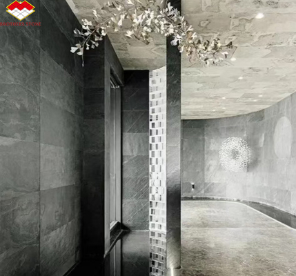 Design graphique de l'intérieur de l'hôtel Natural Flexible Stone Veneer Panel Carreaux de revêtement muraux