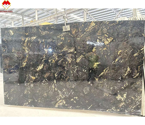 Vénus d'or noir de luxe personnalisé en pierre de quartzite pour cuisine et salle de bain
