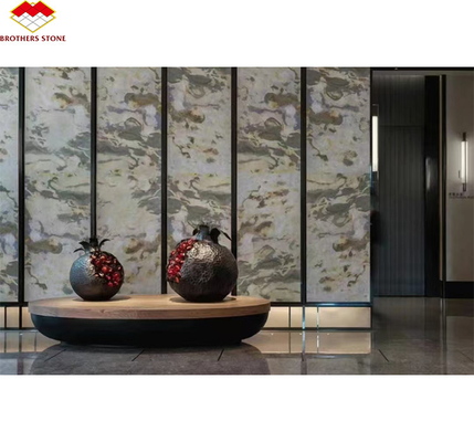 Argile souple, placage en pierre naturelle MCM pour revêtement de murs, carreaux de texture de l'hôtel, 1 mm de minceur