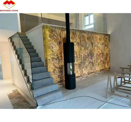 Argile souple, placage en pierre naturelle MCM pour revêtement de murs, carreaux de texture de l'hôtel, 1 mm de minceur