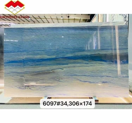 Vente directe de carreaux de marbre de puits de ciel bleu